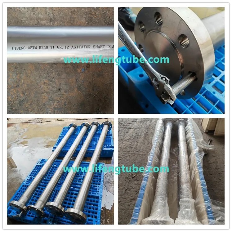 GR.12 Titanium agitator Shaft